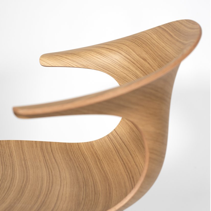 Jídelní židle Loop 3D Wood Sled